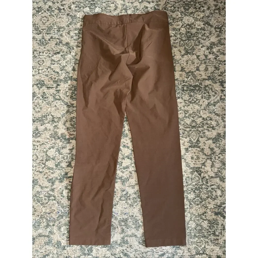Avenue Montaigne Women's‎ Billy F1224 Tan Pull on Pants Stretch Sz 10 Camel